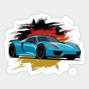 German Hypercar Sticker